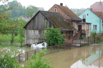 Ostrzeżenie dla mieszkańców terenów objetych zalaniem