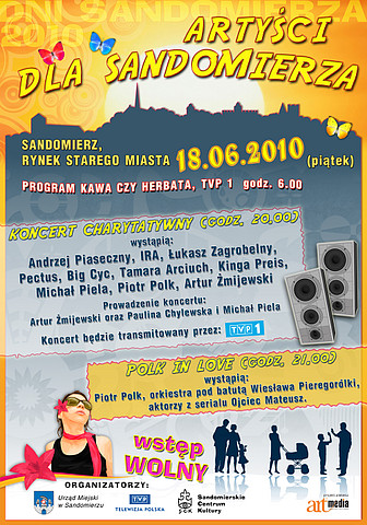 Wielki koncert charytatywny na rzecz powodzian – „Artyści dla Sandomierza”