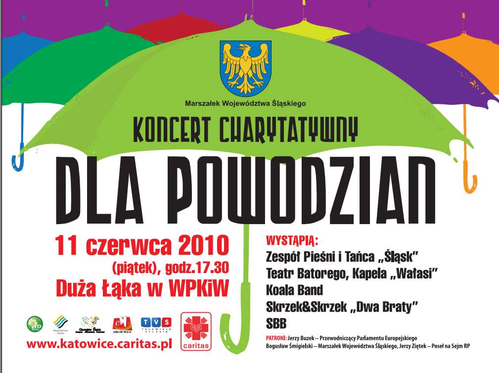 śląsk koncert charytatywny na rzecz powodzian
