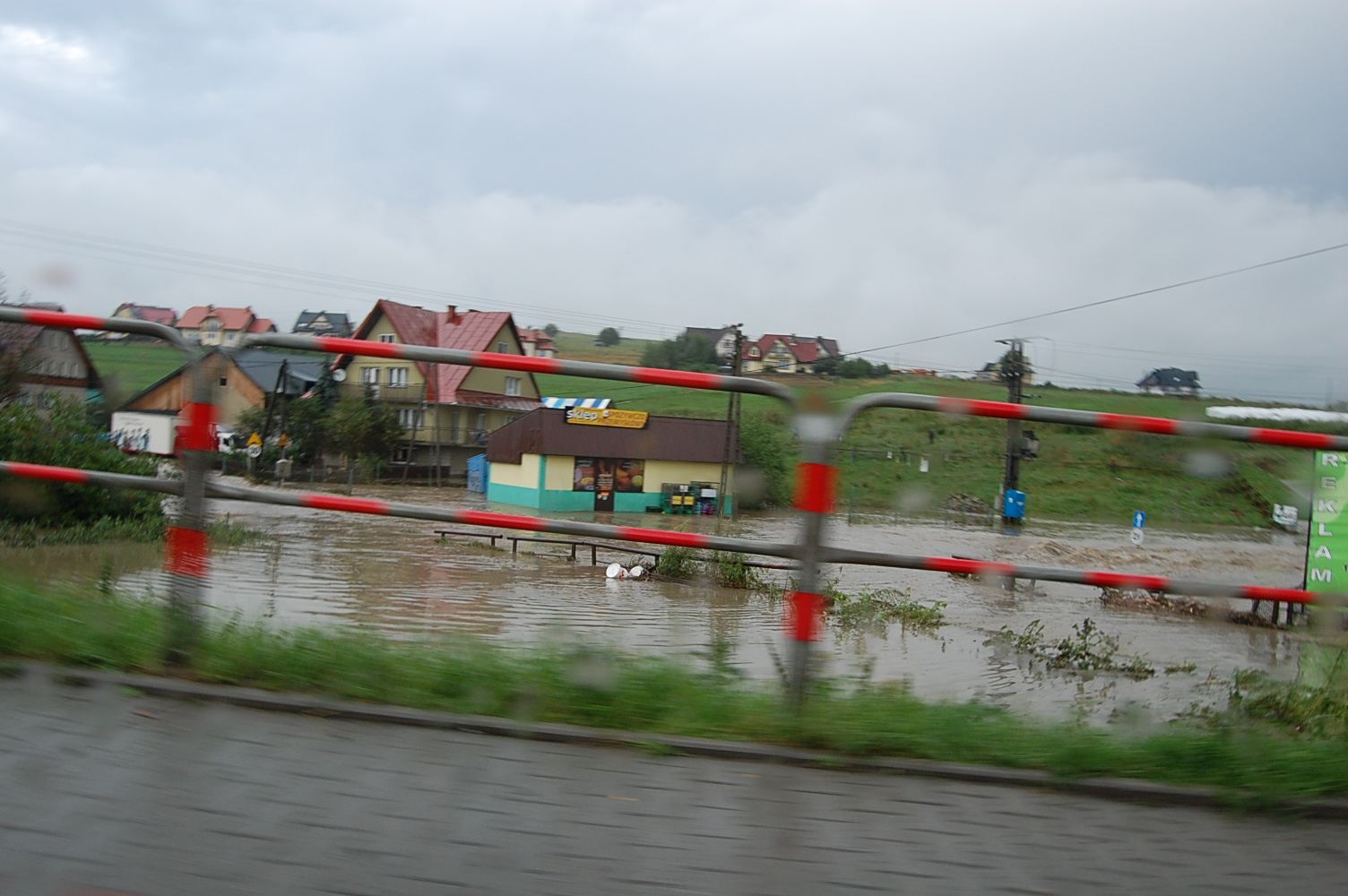 Podtopienia w Nowym Targu