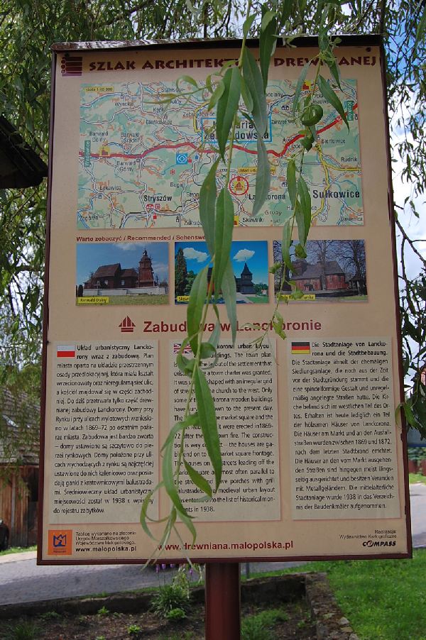 Lanckorona , ruin zamku, sierpień 2010