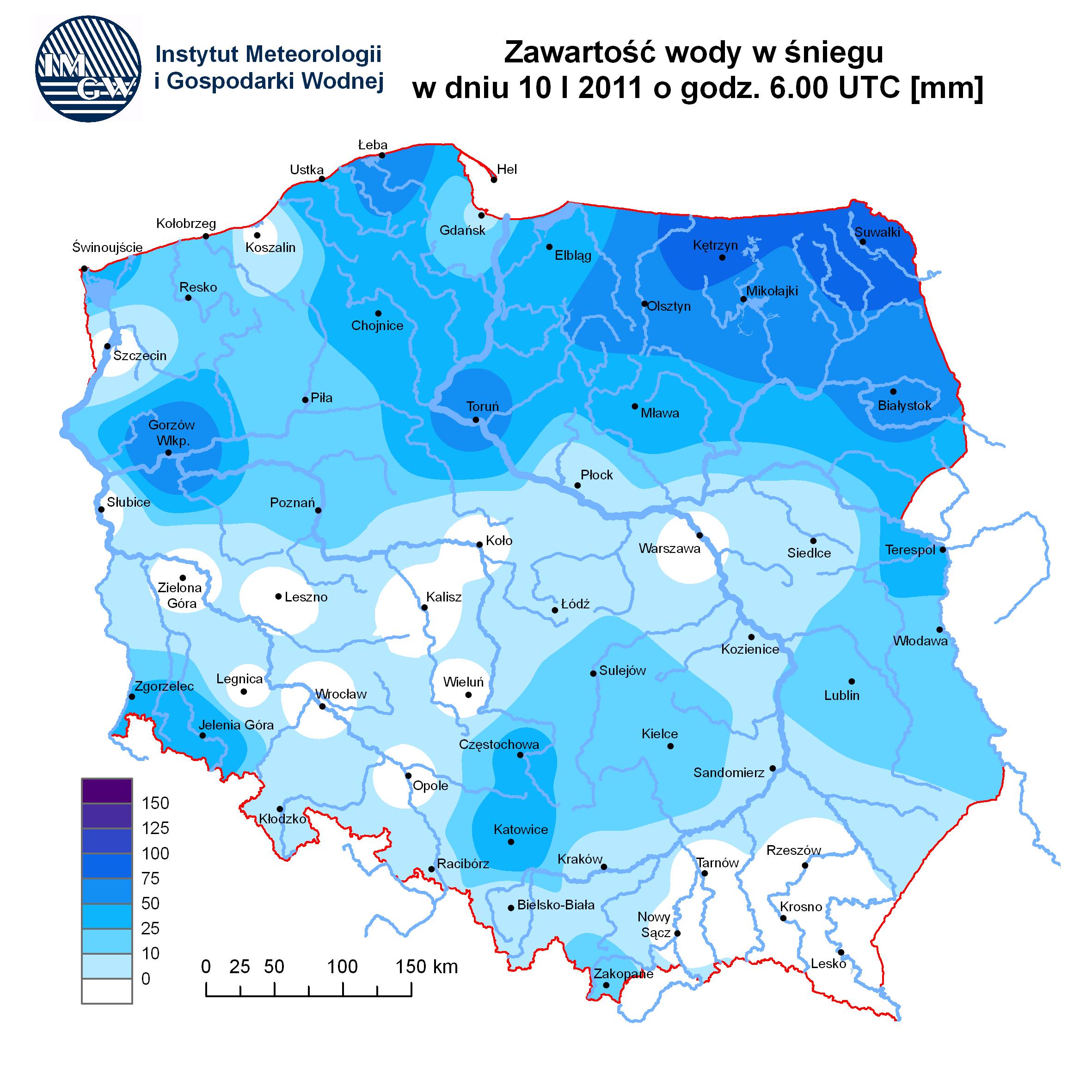 Wzrosty stanu wód na rzekach?