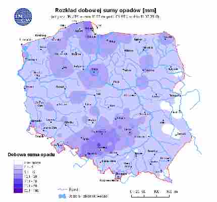 SYTUACJA HYDROLOGICZNA w dniu 21.07.2011