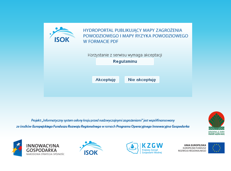 Mapy zagrożenia powodziowego dostepne dla wszystkich